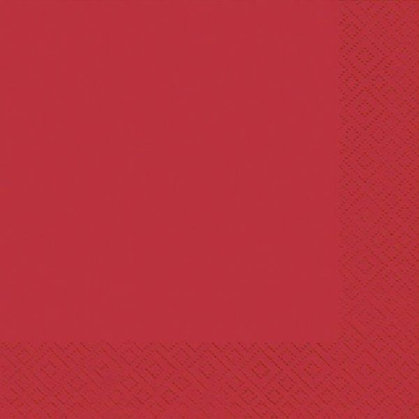 4014995427458 - Servietten Colours of Chili red 33 x 33 cm 20er Pack Serviette - Braun&company