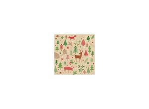 4014995428165 - Braun & Company Servietten By Nature Tiere Winter 33 x 33 cm - 20er Pack Servietten