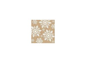 4014995428219 - Braun & Company Servietten By Nature White Crystals 33 x 33 cm - 20er Pack Servietten