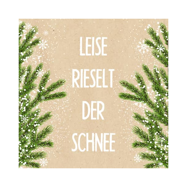 4014995439239 - WeihnZelltuchserviette 33x33cm 4014995439239 BY NATURE