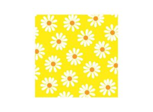 4014995611086 - Braun & Company Servietten Motiv Dancing Daisies gelb 25 x 25cm 20er Pack