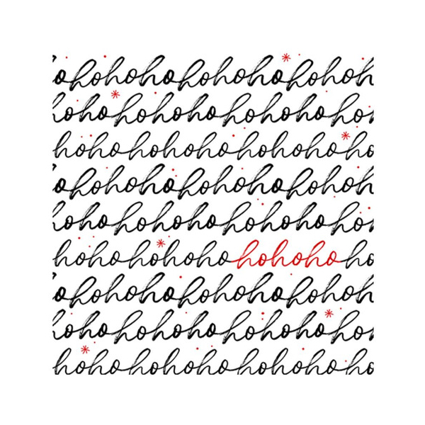 4014995744876 - Weihnachtlicher Zelltuchserviette 33x33cm 4014995744876 ATELIER