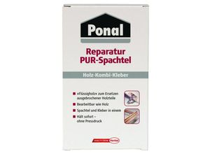 4015000412599 - Spachtelmasse Reparatur PUR-Spachtel holzfarben 177 g Paket Holzleim - Ponal