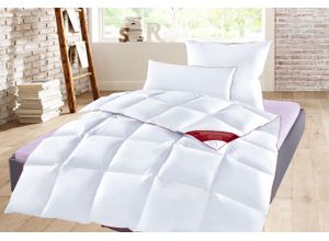 4015049444520 - Daunenbettdecke HANSE BY RIBECO Jule Bettdecken Gr B L 135 cm x 200 cm warm weiß Sommerbettdecke Jubiläumsedition 4015049444520 - Daunenbettdecke HANSE BY RIBECO Jule Bettdecken Gr B L 135 cm x 200 cm warm weiß Sommerbettdecke Jubiläumsedition