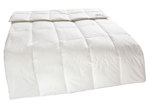 4015049447590 - Daunenbettdecke RIBECO Eve Bettdecken Gr B L 135 cm x 200 cm leicht weiß Allergiker Bettdecke Jubiläumsedition