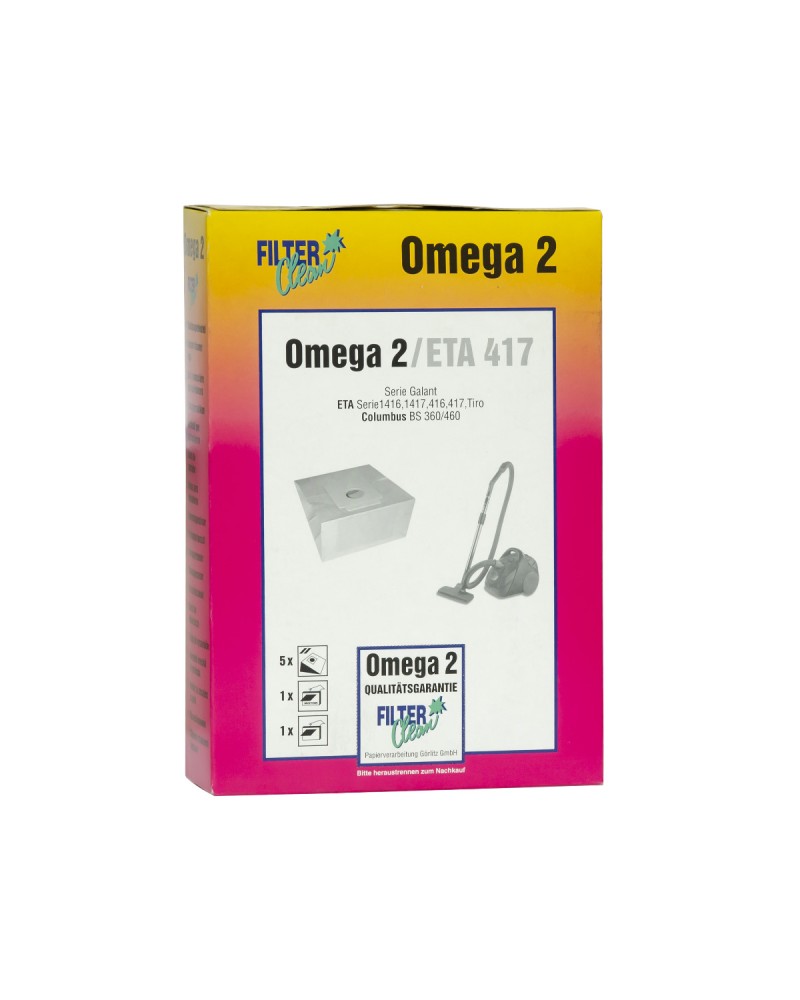 4015074004669 - OM2 FilterClean Omega 2 - 5 Staubsaugerbeutel OM2 4015074004669