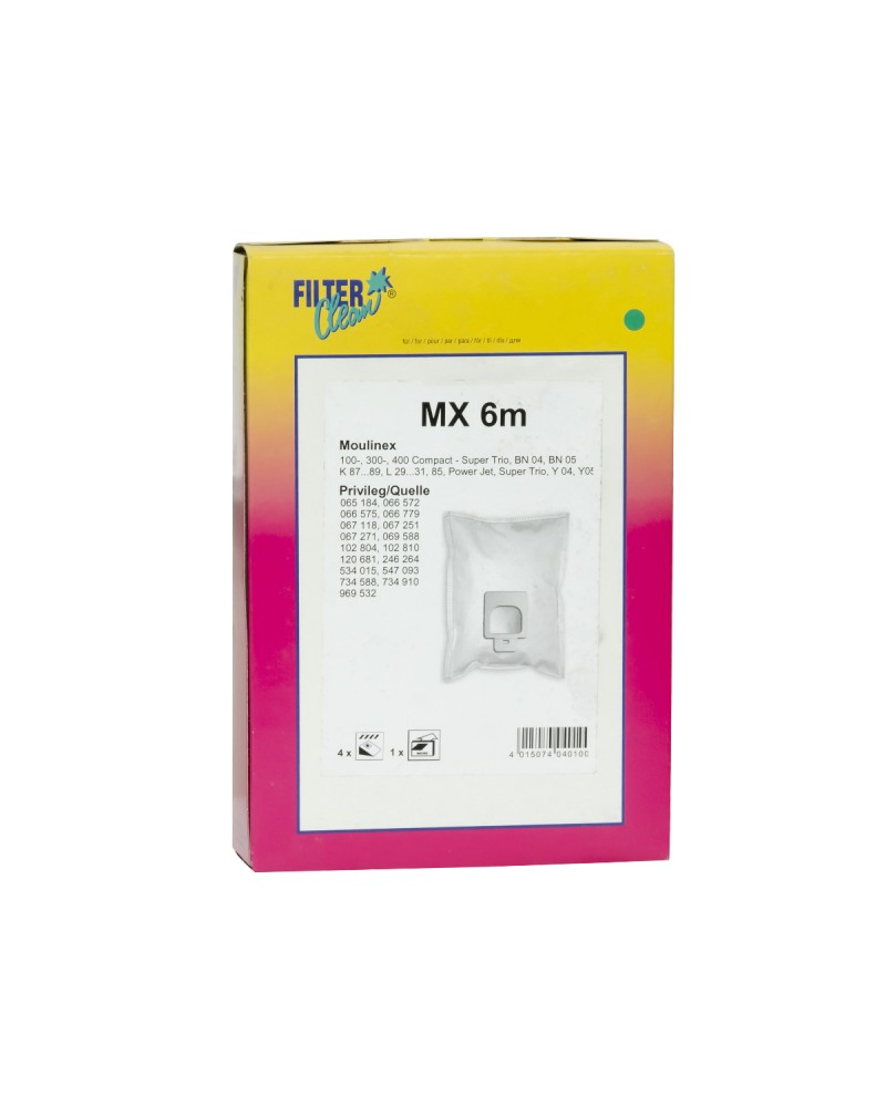 4015074040100 - MX6m FilterClean MX 6m - 4 Staubsaugerbeutel MX6m 4015074040100