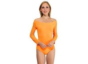 4015101128832 - Langarmbody Carmen für Erwachsene neonorange