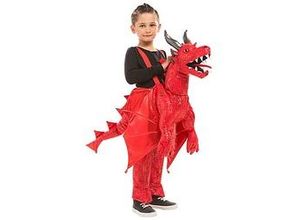 4015101544007 - Huckepack Kostüm Little Dragon für Kinder