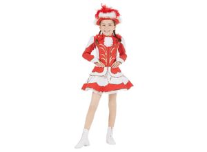 4015101549125 - buttinette Gardekostüm mit Glockenrock für Kinder rot