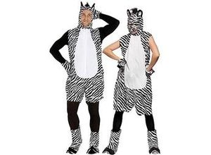 4015101766751 - buttinette Zebrakostüm unisex kurz