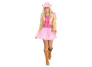 4015101923802 - buttinette Jacke Cowgirl für Damen rosa gold