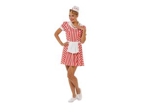 4015101926704 - buttinette Diner Kleid rot weiß 4015101926704 - buttinette Diner Kleid rot weiß