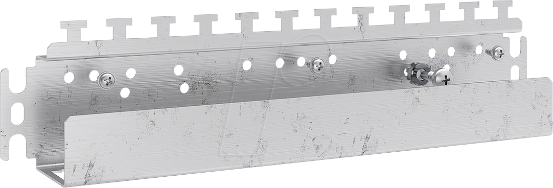 4015153814967 - HC1MT12L - Patch Panel für Mediaplatte Feldverteiler für 12 Keystones RJ45