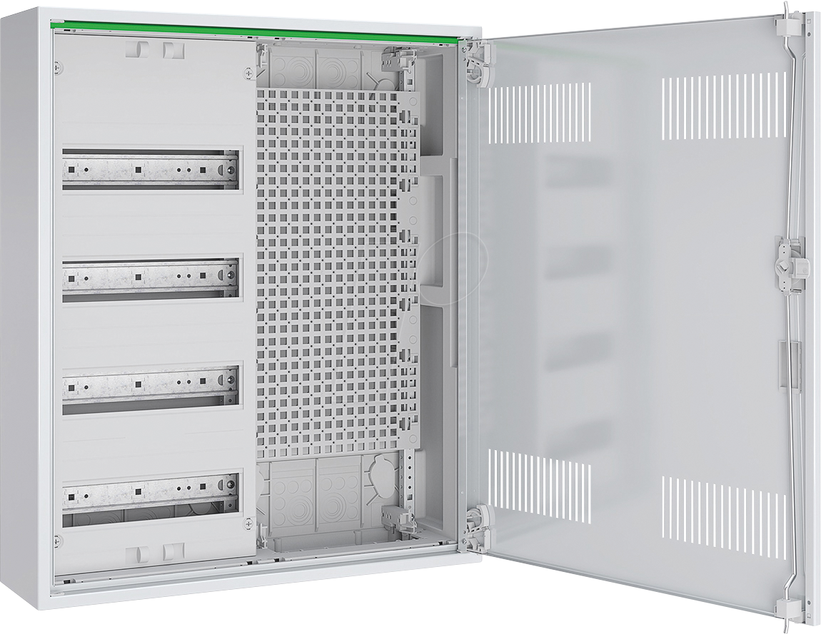 4015153823211 - ABNRM204M01 - Feldverteiler AP T 160 mm Lüftungstür 4 Reihen Mediafeld