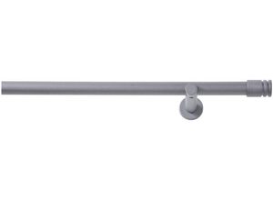 4015161042895 - Vorhangstange Mira Gr 6 grau (anthrazit) Gardinenstangen L 240cm Ø 20mm 1 läufig Metall L240cm