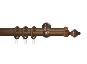 4015161057745 - Gardinenstange Trend Gr 5 braun (eiche rustikal) L200cm Ø28mm Gardinenstangen
