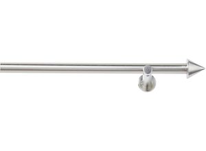 4015161077323 - Vorhangstange Punta Gr 18 silber (edelstahlfarben) Gardinenstangen Kinder L 320cm Ø 20mm 1 läufig Metall L320cm