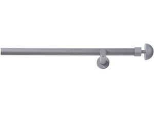 4015161077521 - Vorhangstange Redondo Gr 6 grau (anthrazit) Gardinenstangen Kinder L 240cm Ø 20mm 1 läufig Metall L240cm