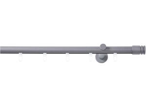 4015161079181 - Innenlaufschiene Mira Gr 3 grau (anthrazit) Gardinenstangen L 160cm Ø 20mm 1 läufig Aluminium Metall L160cm