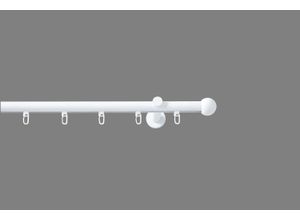 4015161080170 - Innenlaufschiene Bola Gr 5 weiß L200cm Ø20mm Aluminium Metall Gardinenstangen