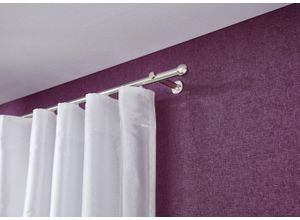4015161080323 - Innenlaufschiene Bola Gardinenstangen Gr L 240 cm Ø 20 mm 1 läufig silberfarben (edelstahlfarben) Gardinenschienen
