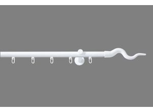 4015161081016 - Innenlaufschiene Sepa Gr 5 weiß L200cm Ø20mm Aluminium Metall Gardinenstangen