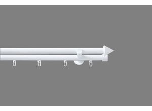 4015161083775 - Kombi-Vorhangstange Punta Gardinenstangen Gr L 400 cm Ø 20 mm 2 läufig weiß Kinder