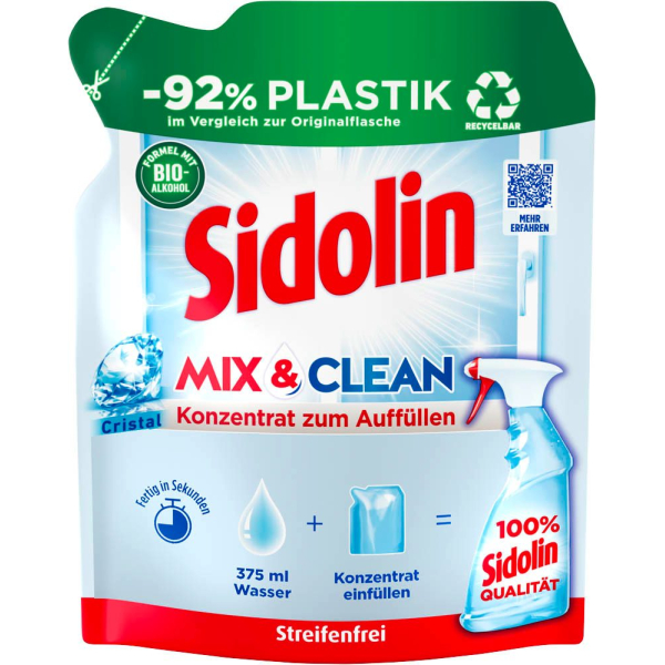 4015200032849 - All in 1 MIX & CLEAN Cristal Glasreiniger-Konzentrat 0125 l 4015200032849 125 Milliliter