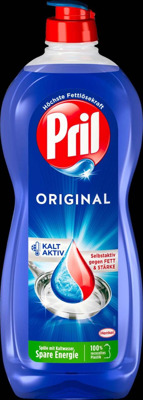 4015200034294 - Handspülmittel Pril Original hohe Fettlösekraft blau Flasche mit 675 ml