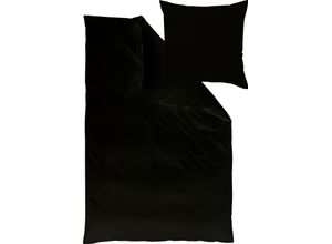 4015210111916 - Bettwäsche Uni-Mako-Satin aus 100% Baumwolle Bett- und Kopfkissenbezug mit Reißverschluss pflegeleicht STANDARD 100 by OEKO-TEX und Made in Green zertifiziert auch ganzjährig geeignet edle Haptik (2 tlg)
