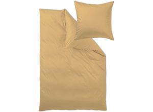 4015210252589 - Bettwäsche Uni-Mako-Satin aus 100% Baumwolle Bett- und Kopfkissenbezug mit Reißverschluss pflegeleicht STANDARD 100 by OEKO-TEX und Made in Green zertifiziert auch ganzjährig geeignet edle Haptik (2 tlg)