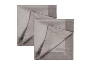 4015210563333 - Stoffserviette JOOP SIGNATURE Servietten Gr Baumwolle-Polyester beige (sand) Servietten Stoffservietten und Zubehör Serviette aus Jacquard-Gewebe gefertigt mit JOOP Logo-Dekor