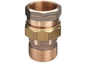 4015211271374 - Viega Rohrverschraubung 3331 flachdichtend in R1 2 x Rp1 2 Rotguss 271374