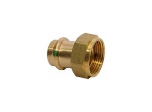 4015211305048 - Sanpress Verschraubung 305048 28 mm x g 1 1 2 Rotguss oder Siliziumbronze flachdichtend SC-Contur - Viega