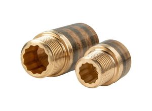 4015211440589 - Viega Italia Srl - Viega Rotguss Hahnverlängerung 1 x 20 mm - Typ 3525 - dvgw