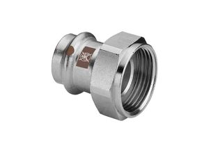 4015211811341 - Viega - Temponox Verschraubung mit sc 1763 in 22mm x g 1 Stahl nichtrostend