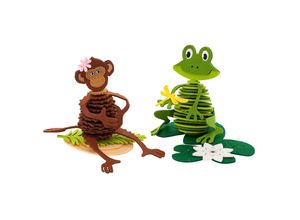 4015275901972 - Filz-Bastelset Affe & Frosch