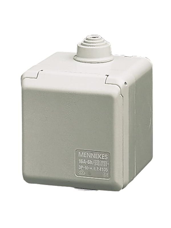 4015394021476 - Cepex-cee-steckdose 400V-5X32A (4110 grau IP44) - Mennekes