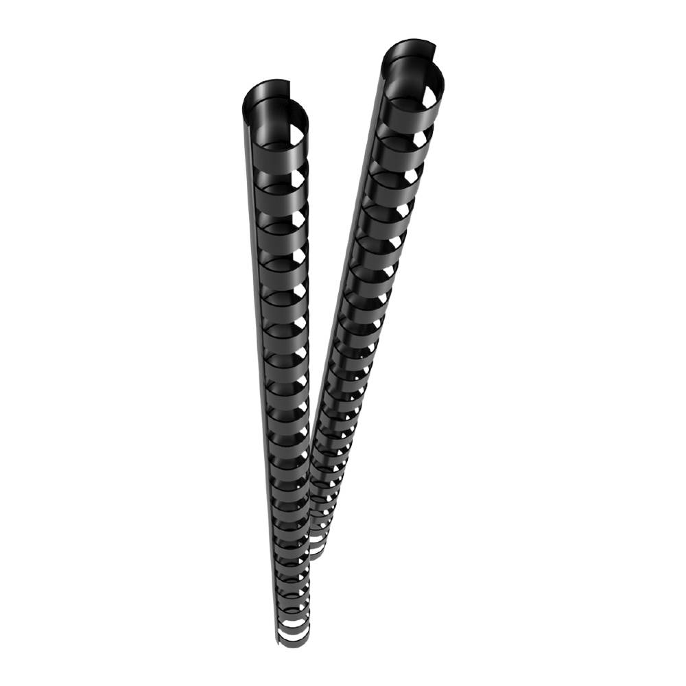 4015468123693 - GENIE Spiralbinderücken 8mm schwarz 25 Stk