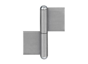 4015471016760 - - Konstruktionsband ko 4 Bandlänge 120 mm Lappenbreite 30 mm Stahl blank Stift-Ø 9 mm