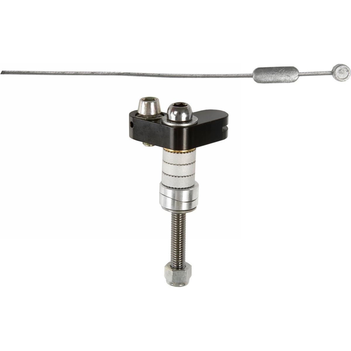 4015493360292 - Bremse Kabel Führungs-Haken aus schwarzem Aluminium für Fahrräder mit Schrauben und Hülsen