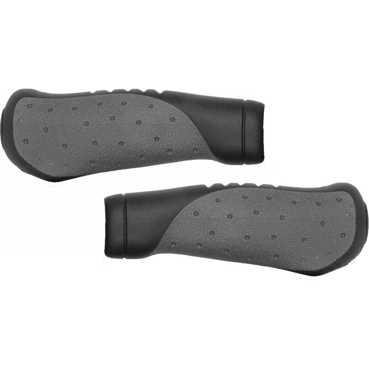 4015493410140 - VELO Comfort D2 Griffe Schwarz Grau 135mm - Ergonomische Griffe mit Stoßdämpfung