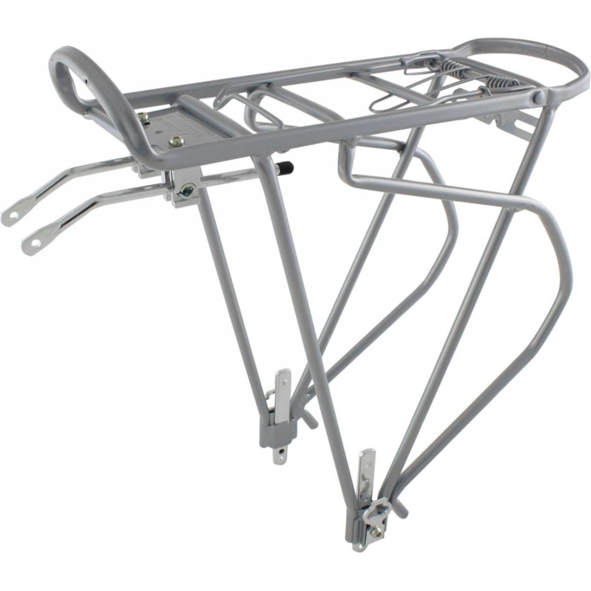 4015493440116 - O-Stand Traveller AI Gepäckträger aus Aluminium Silber mit Federklappe und Reflektorstütze für 24-29 Zoll Fahrräder