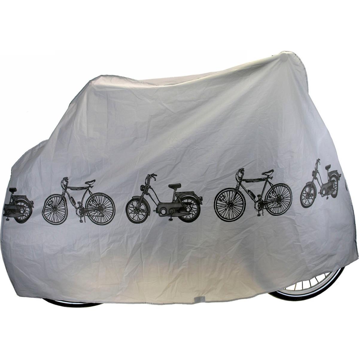 4015493711568 - Fahrradgarage 200x110 cm aus PEVA Silber - Universeller Schutz für Bikes Scooter und Motorräder