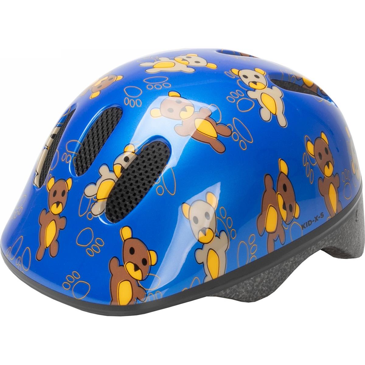 4015493731962 - Ventura Kid-X-S Kinderhelm Teddy Blau Größe XS (46-52 cm) - Sicherheit & Komfort