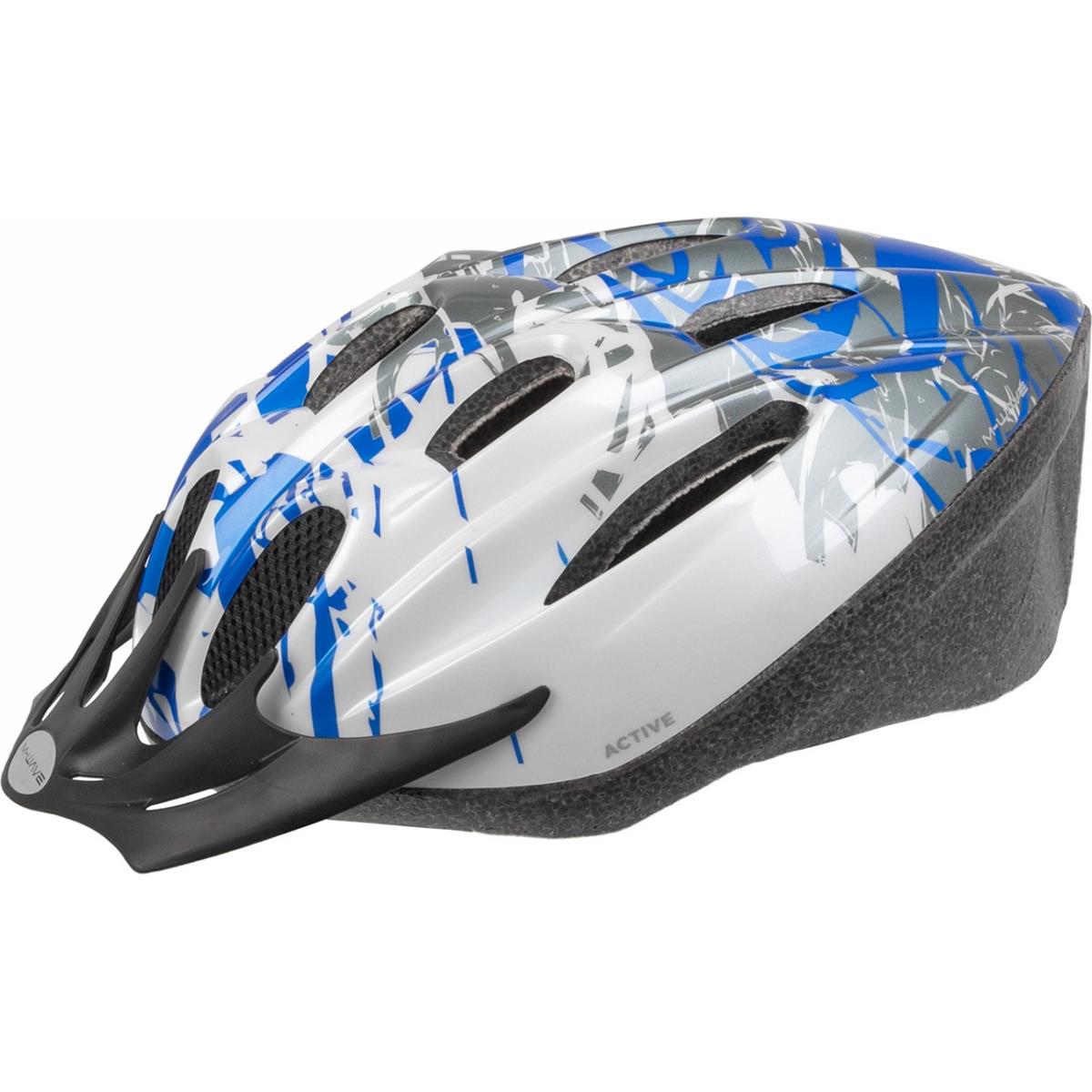 4015493732839 - Fahrradhelm Ventura Blau Größe M (53-57 cm) mit Visier Insektenschutz und Reflektoren