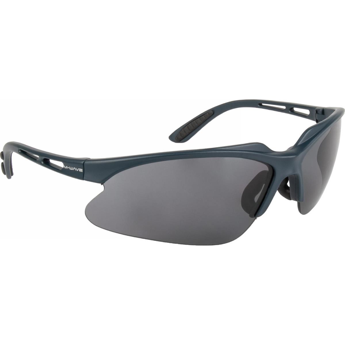 4015493895039 - M-WAVE Sonnenbrille navy mit austauschbaren dunklen Gläsern mattblau