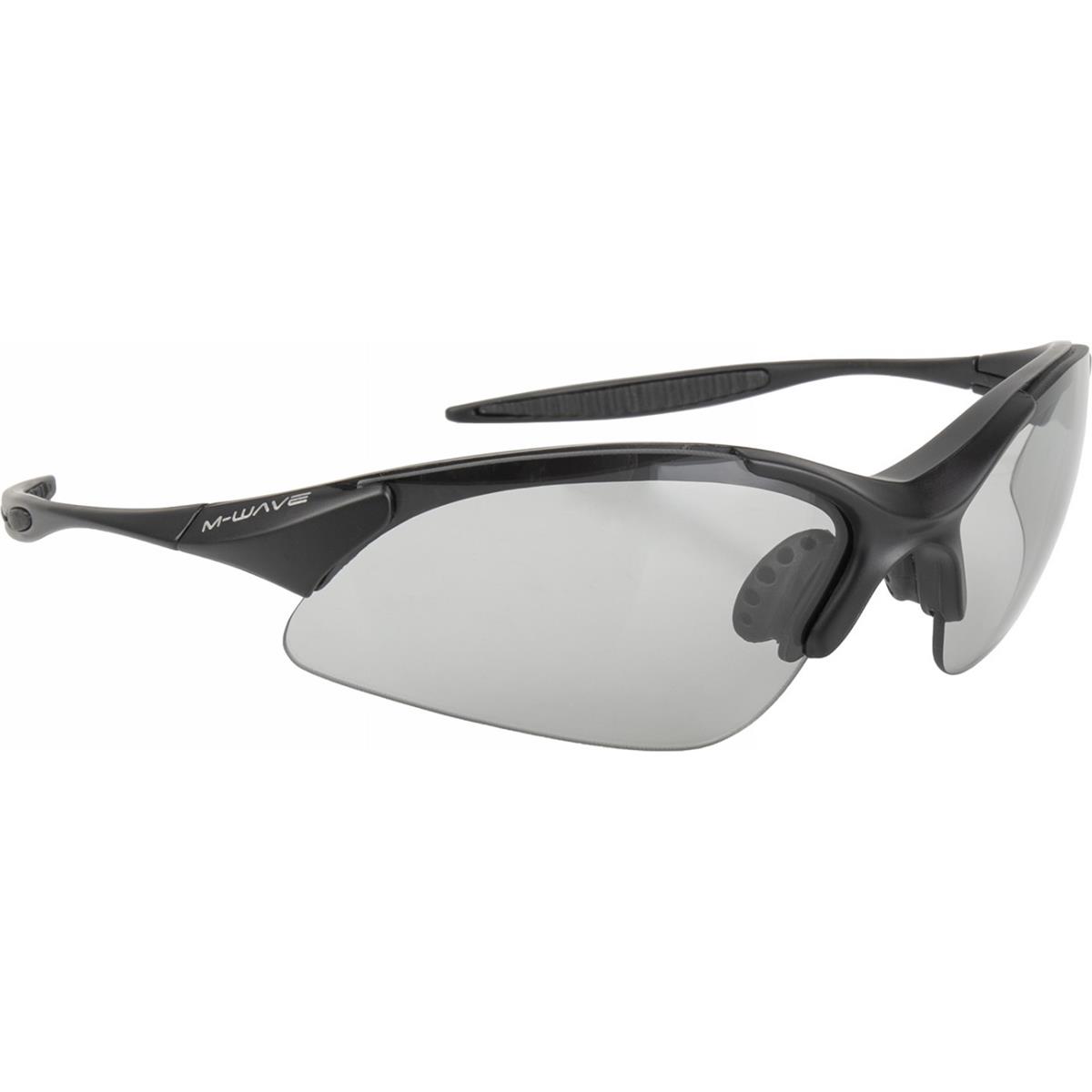 4015493895107 - Sportliche M-Wave Sonnenbrille Schwarz mit fototropen Wechselgläsern