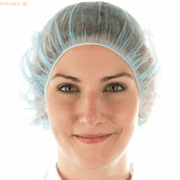 4015544126099 - Baretthauben Bettina Light PP Ø 53cm blau 4015544126099 100 Stück